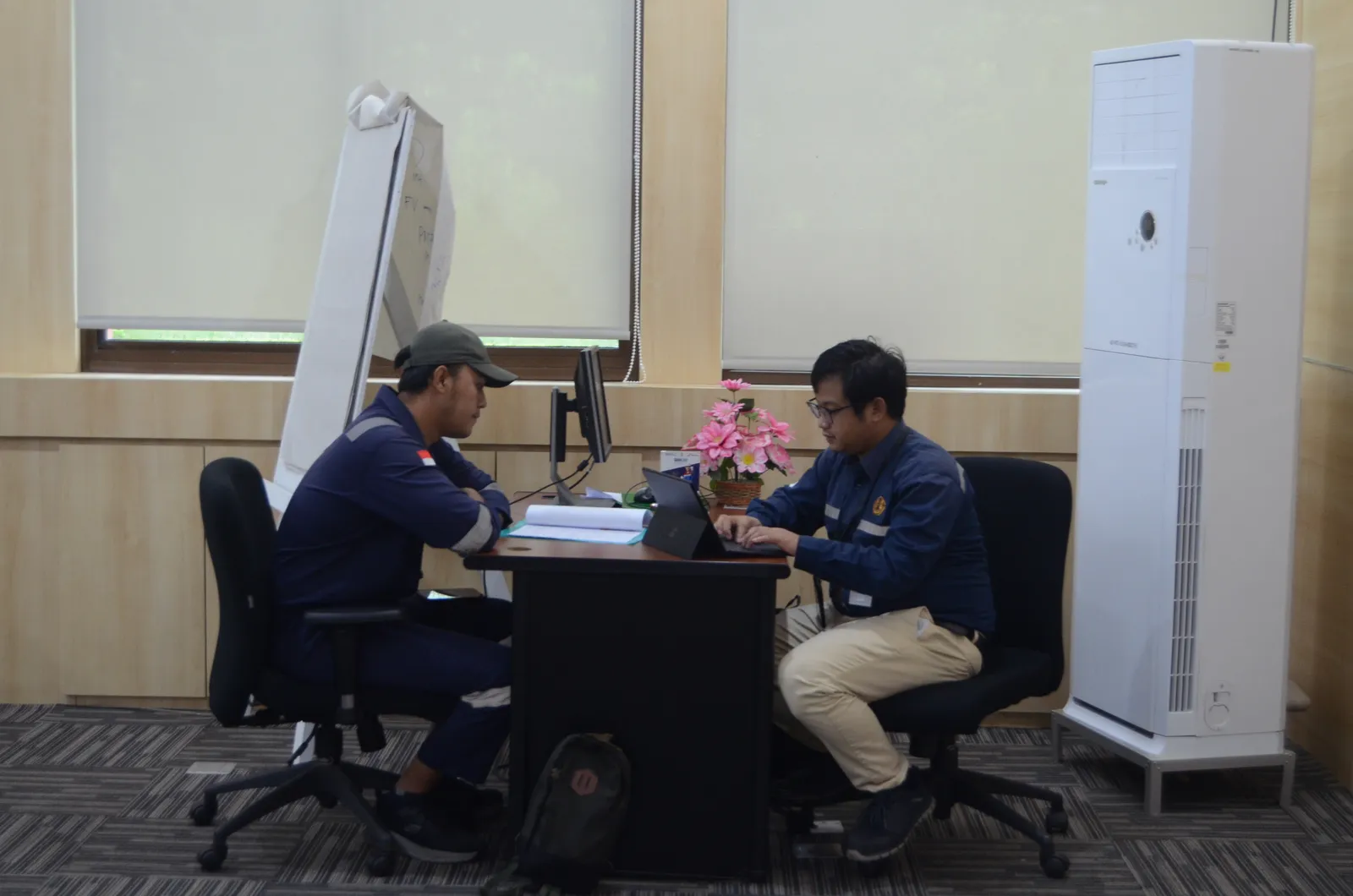 Pelaksanaan asesmen kompetensi dan uji mandiri peserta di ruang kelas (Dokumentasi 1) - Skema Sertifikasi Kompetensi BNSP: Pemeriksaan Instalasi Pompa Pemadam Api Diesel & Elektrik